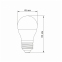 LED лампа TITANUM G45 6W E27 4100K 0