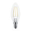 LED лампа MAXUS (filam), C37, 4W, теплый свет,E14 (1-LED-537-01) 0